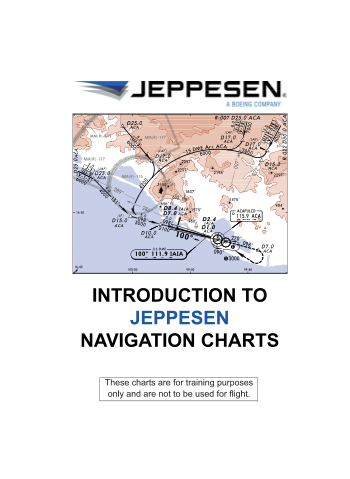 Introduction to Jeppesen Navigation Charts (Physical Booklet)