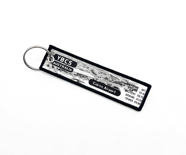 YBCS Cairns Airport Keychain