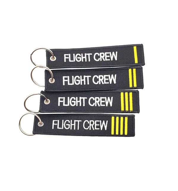 "Flight Crew " Keychain - SO/FO/SFO/CAPT